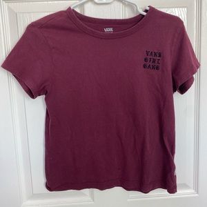 Girls Vans shirt